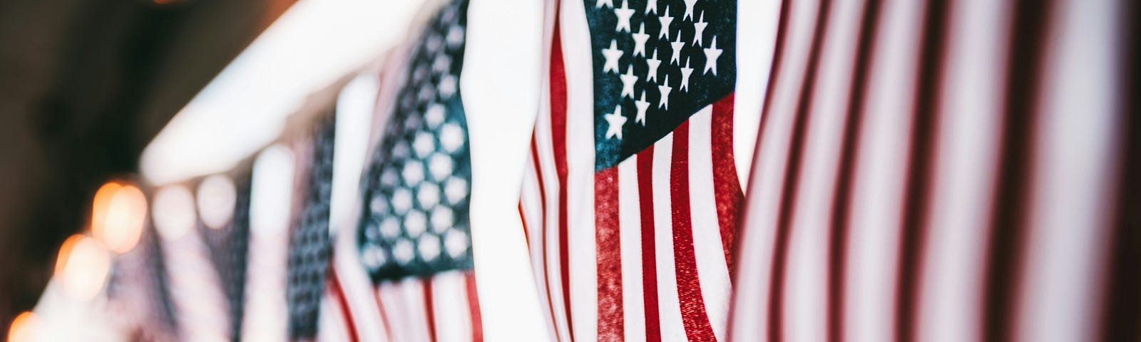 American flag bunting