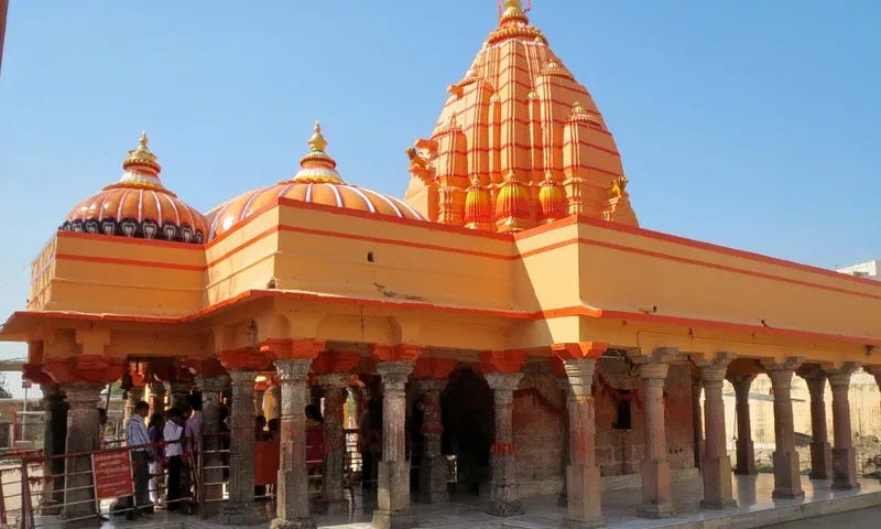 Exterior view of Chintaman Ganesh Temple ,Ujjain