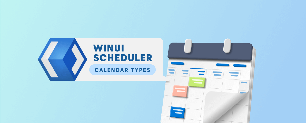 Exploring the Calendar Types in WinUI Scheduler