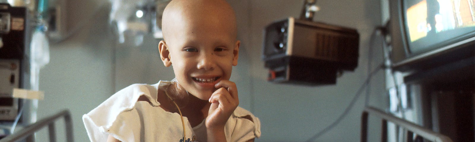 Little Girl battling cancer, National Cancer Institute, Unsplash
