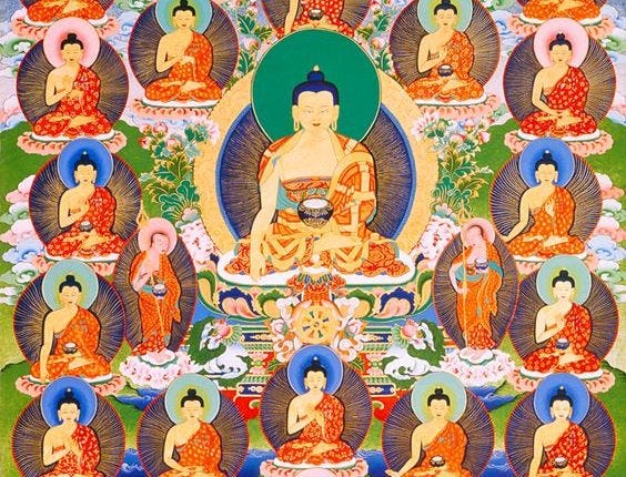 innumerable Buddhas in the Buddhism world
