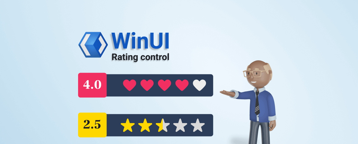 Introducing the New WinUI Rating Control