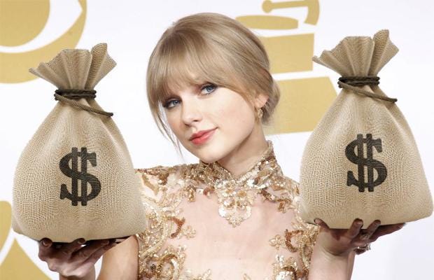 Taylor Swift money