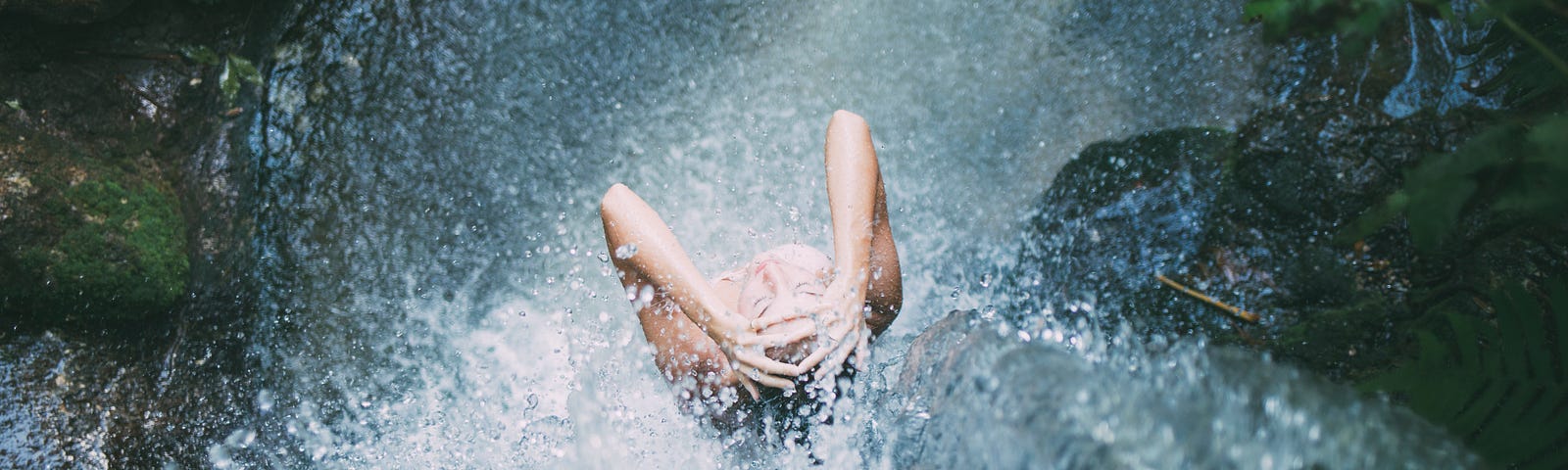 waterfall shower