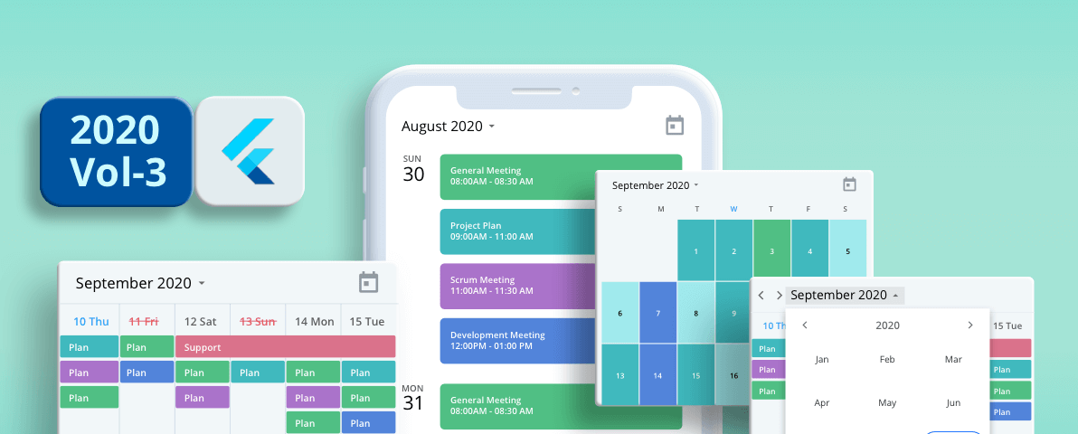 What’s New in 2020 Volume 3: Flutter Event Calendar