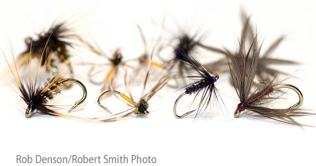 Hot Butt Olive Quill Buzzers size 10 Set of 3 Fly Fishing Straight Hook
