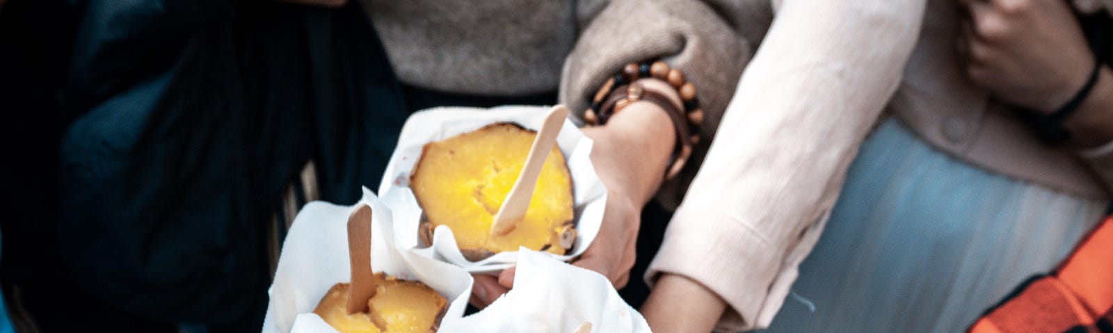 People sharing cake — relationship with cake and my grandfather