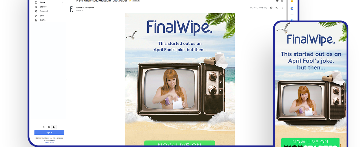 FinalStraw responsive email template