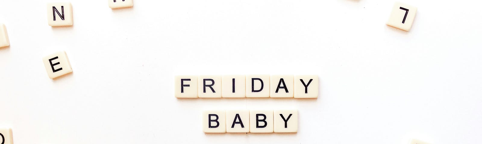 Image with “Friday Baby” on it