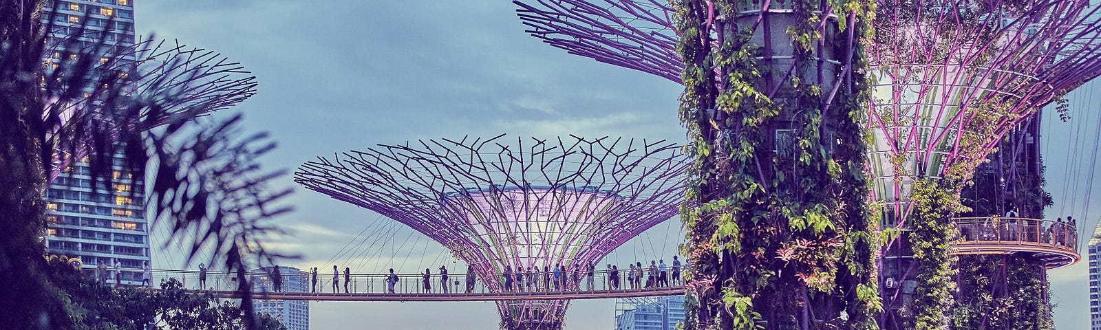 singapore solar trees
