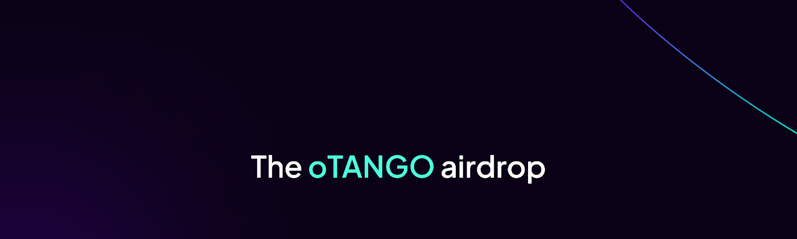 The oTANGO airdrop