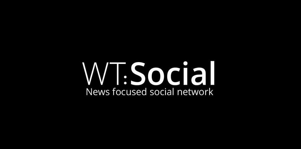 WT:Social - News focused social network (the WT:Social logo)