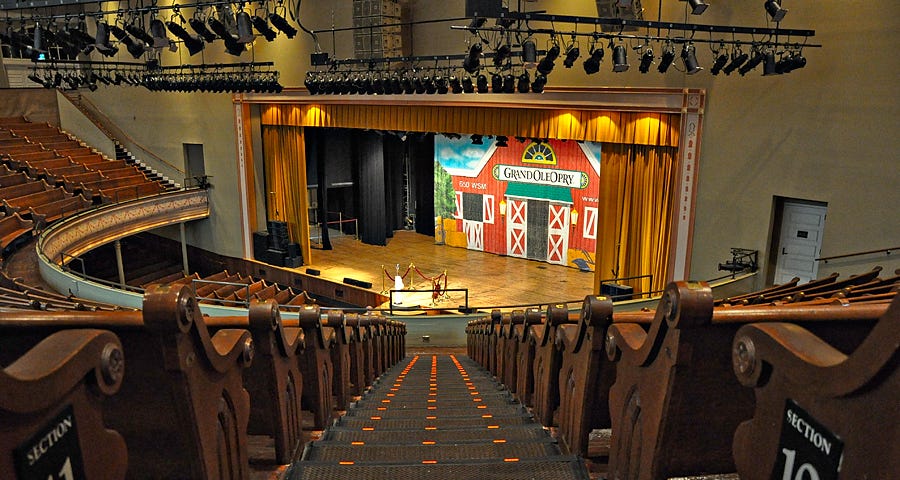 Ryman Auditorium in Nashville TN