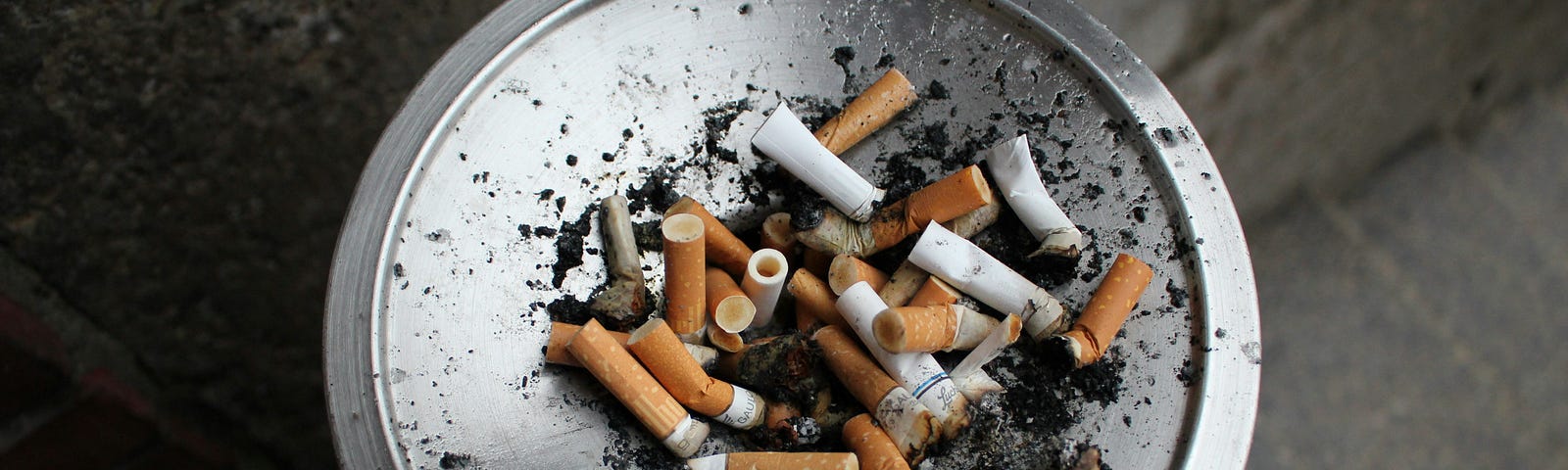 Cigarettes in an ash tray