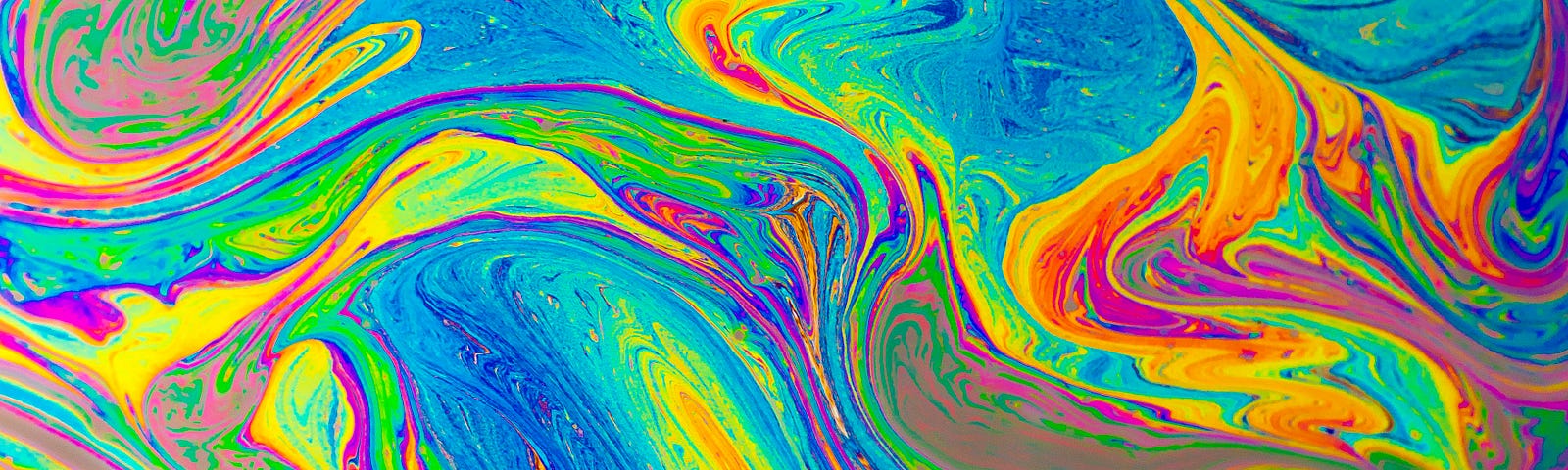 Swirling colors, abstract
