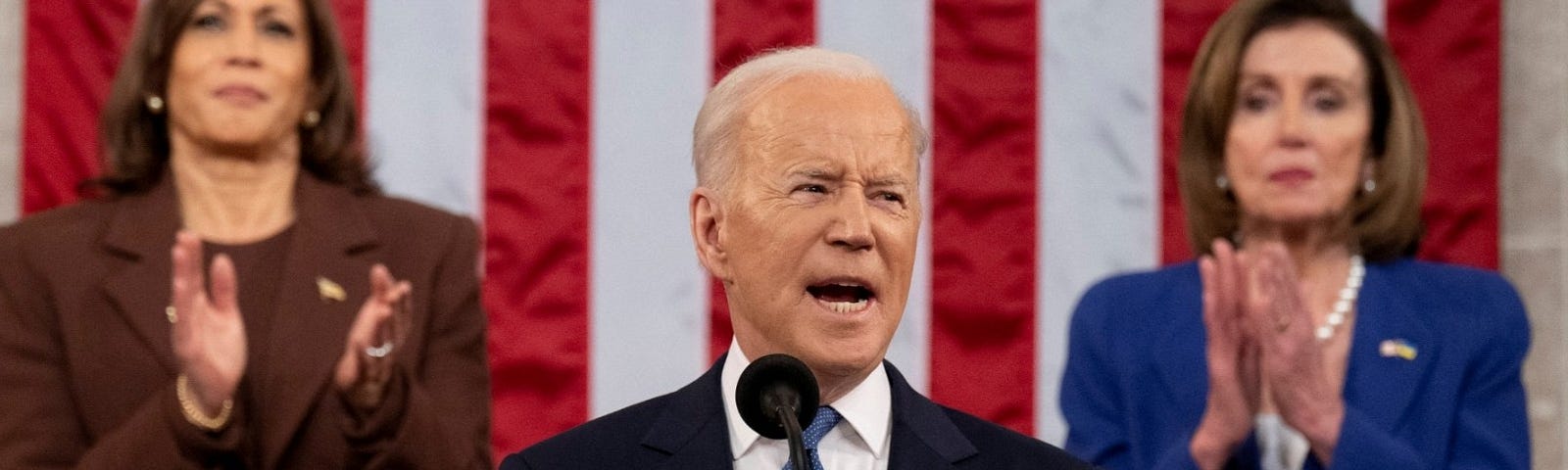 U.S. President Joe Biden delivers the State of the Union address at the U.S. Capitol in Washington, D.C., March 1, 2022. Photo by Saul Loeb/Pool via Reuters