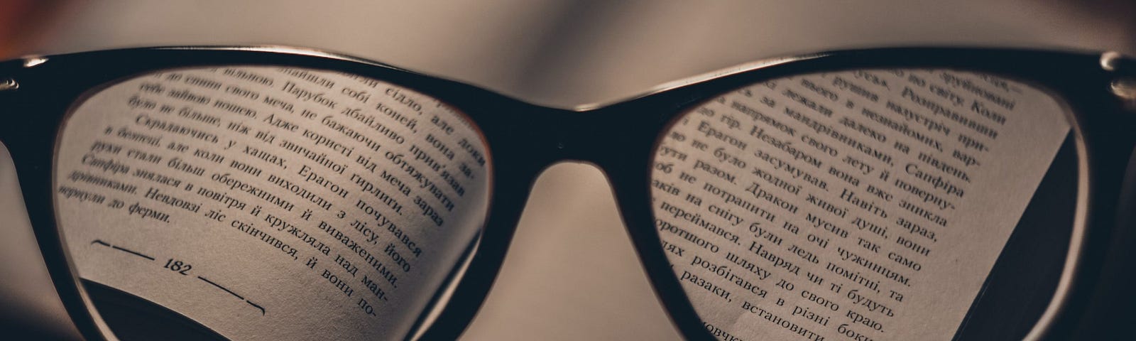 reading glasses before a dictionary for the article If You Want To Learn Something, Learn the Vocabulary First