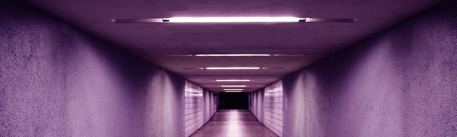 An empty underpass