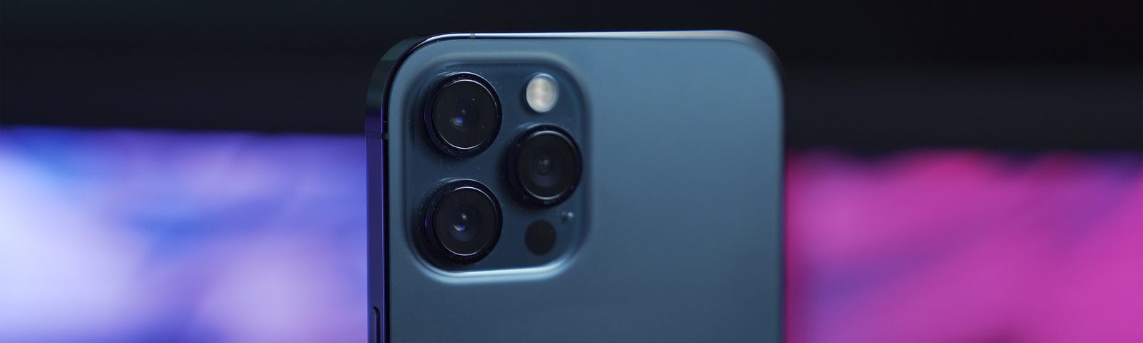 iPhone 12 Pro cameras close up