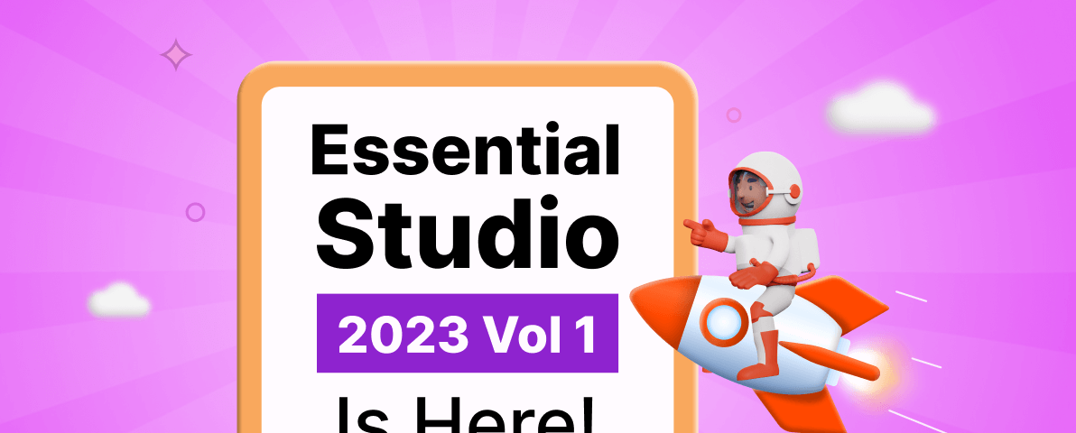 Syncfusion Essential Studio 2023 Volume 1 Is Here!