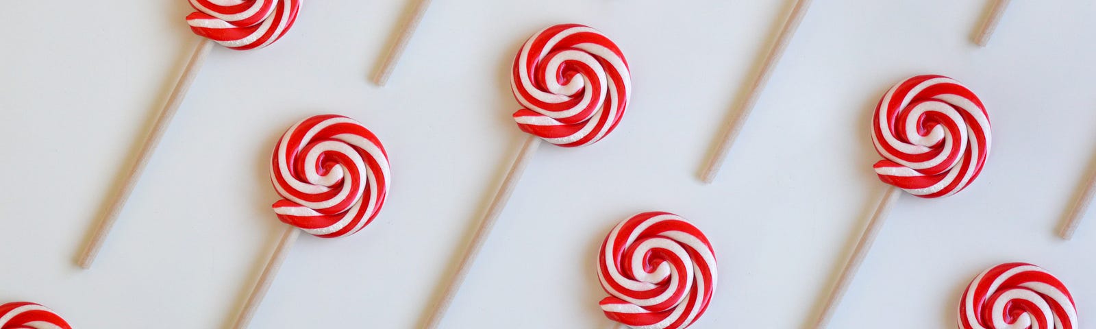 This image is peppermint suckers on a white background.
