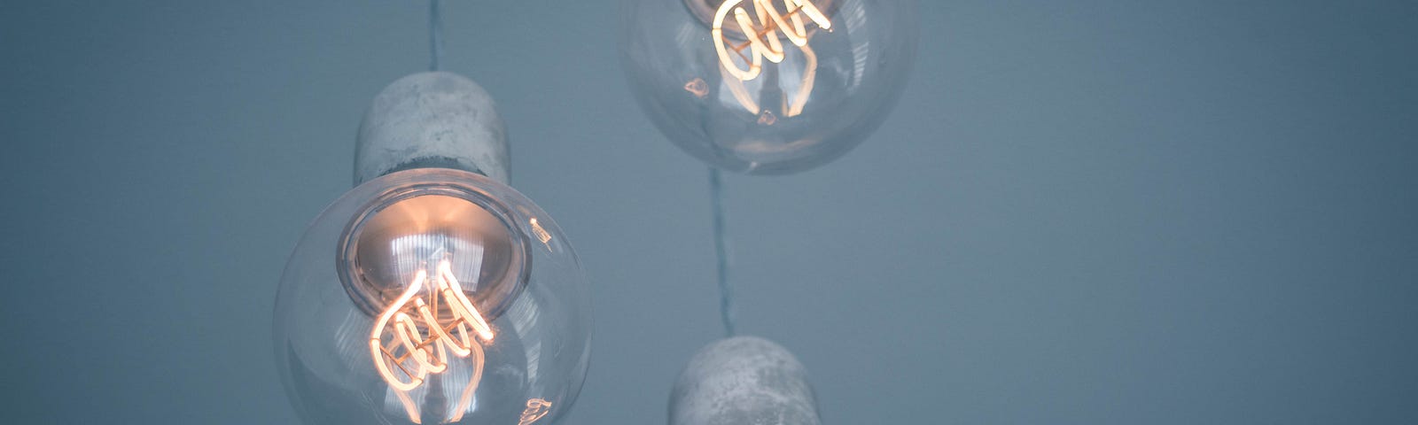 lightbulbs representing content strategy ideas