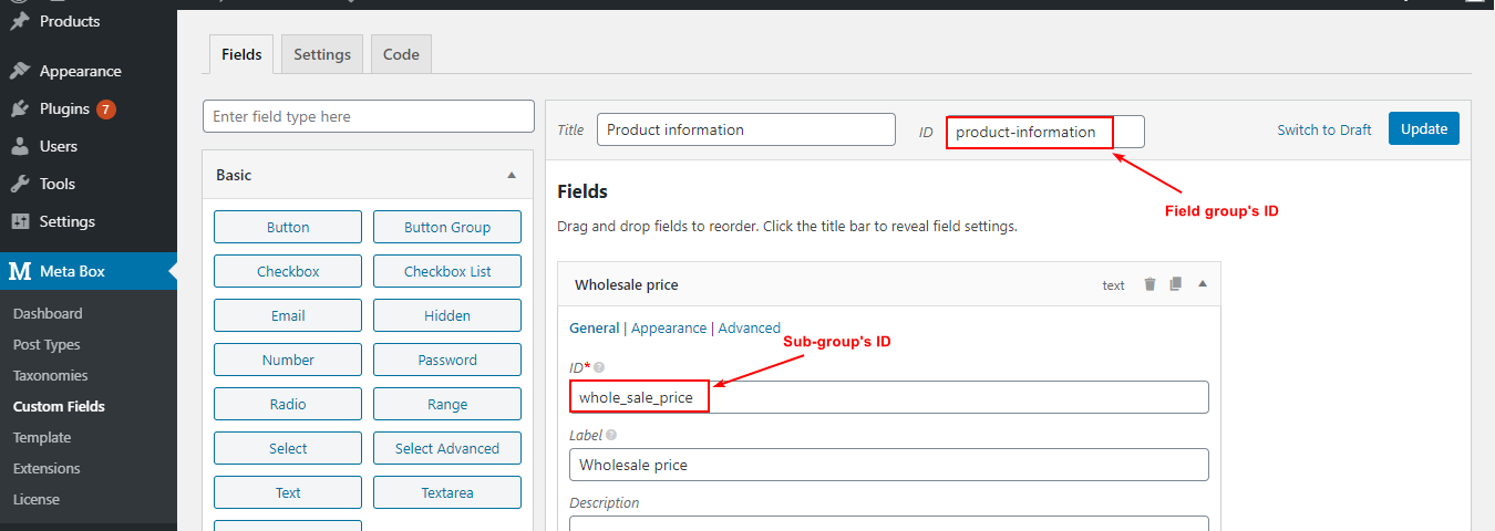 Create Custom Fields to Input Data with Meta Box