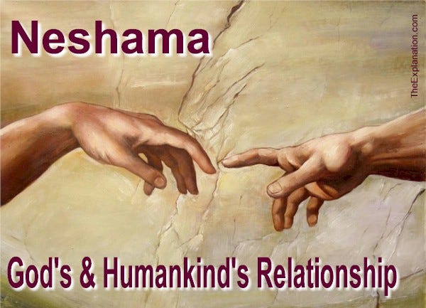 Neshama is the divine essence God breathed into the first man. It defines God’s relationship with all humans.
