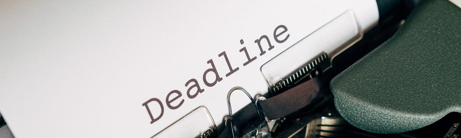 Deadline for stories to be submitted.