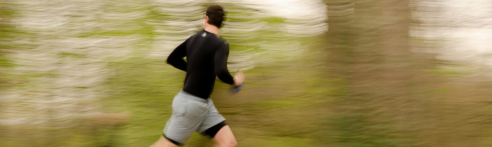 runner — blurry picture