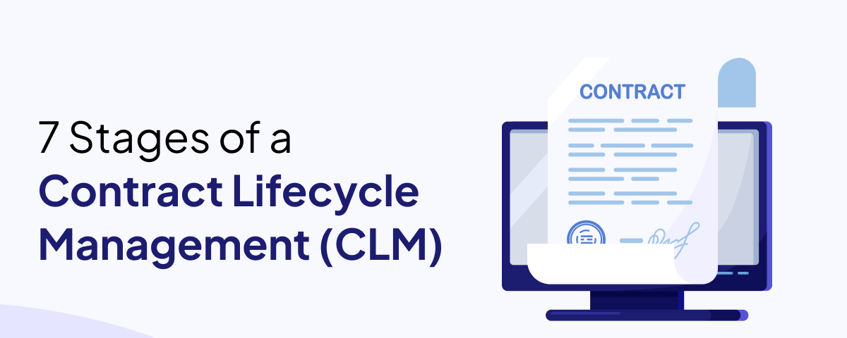 7 stages of contract lifecycle management