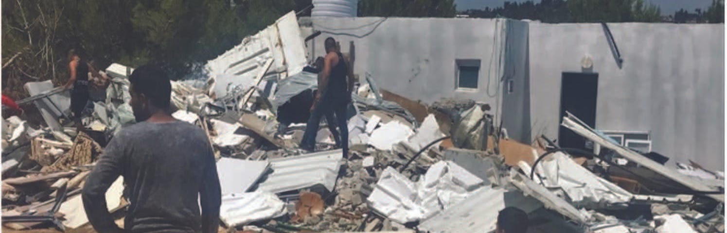 Casa demolida por las autoridades de la ocupación israelí en Jerusalén
Este el 30 de agosto. (Foto:
OCHA)