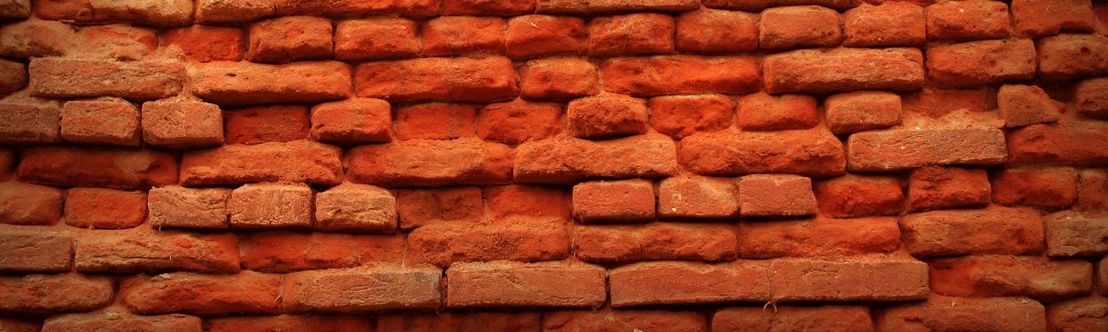 red brick wall