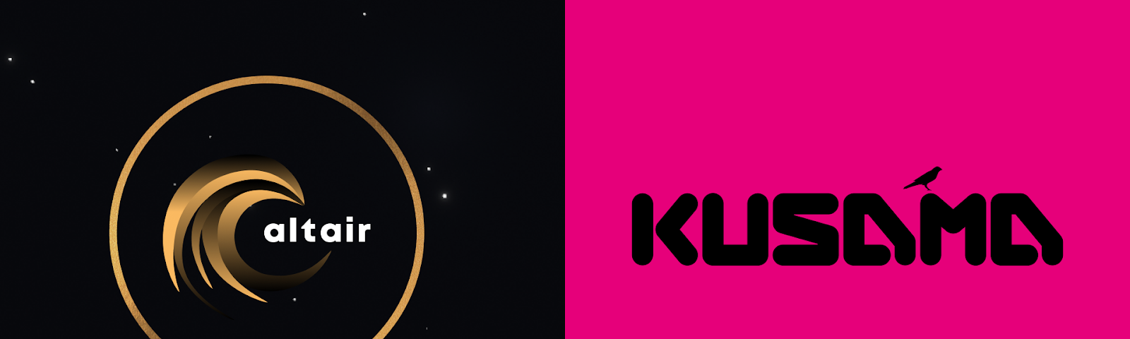 Altair and Kusama network logos