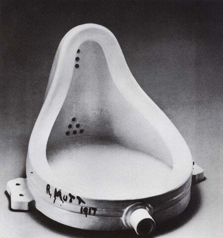 Marcel Duchamp Fountain, 1917