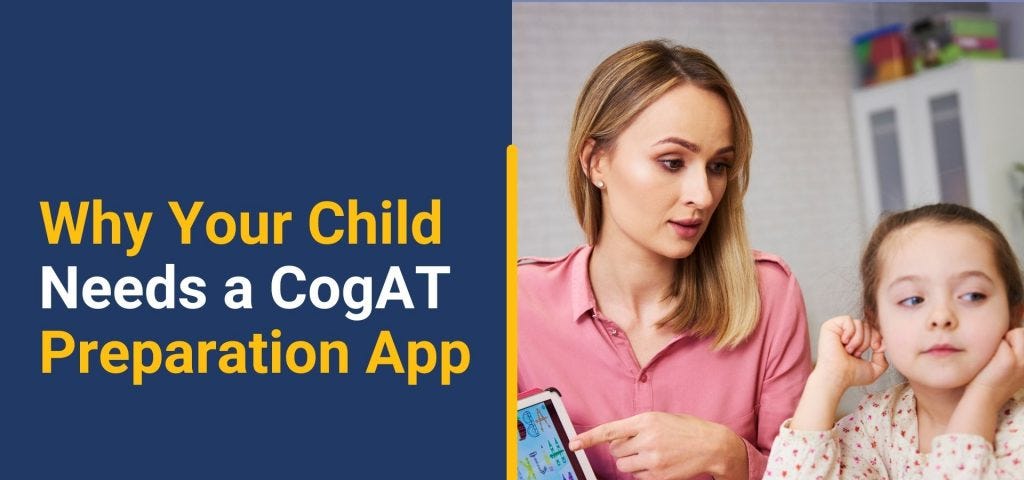 why child needs CogAT preparation app