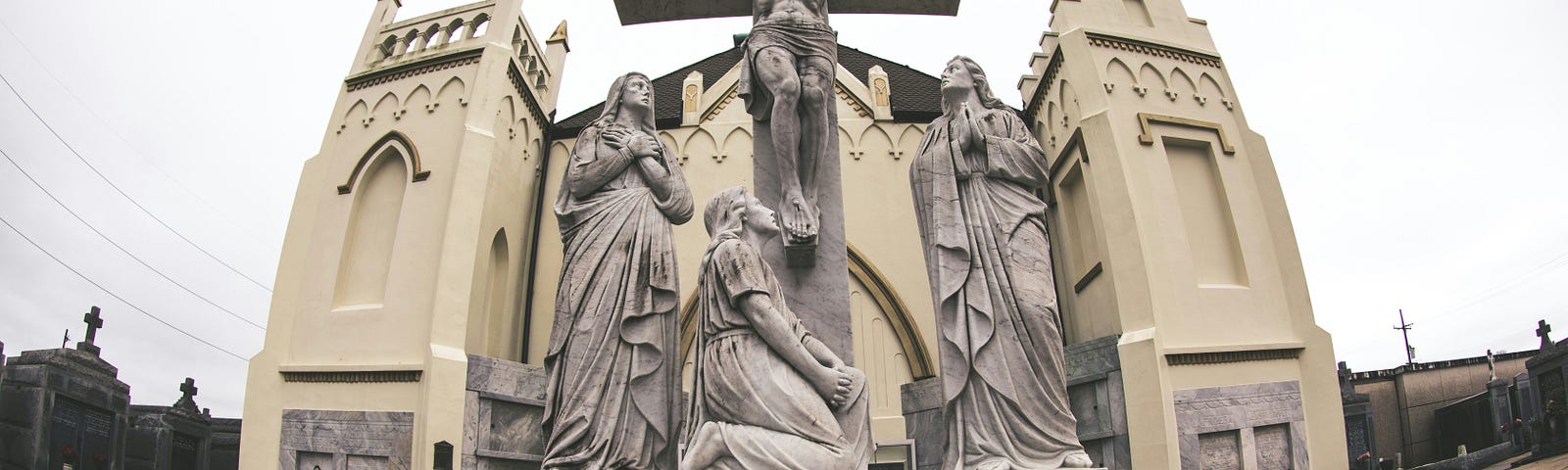 Picture of a tombstone in a New Orleans’ cemetery.