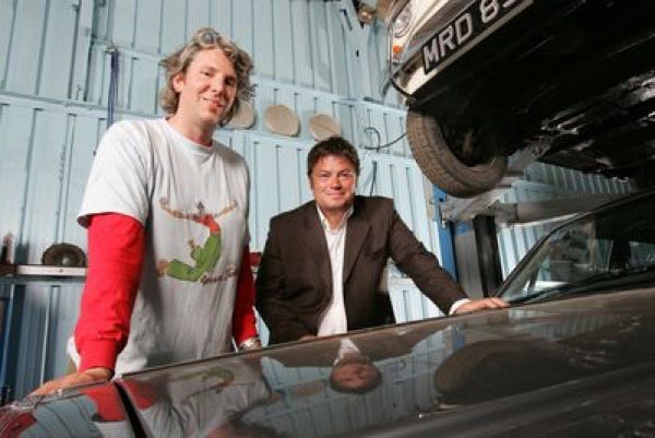 Mike Brewer u. Edd China. Der Mechaniker und der Verkäufer.