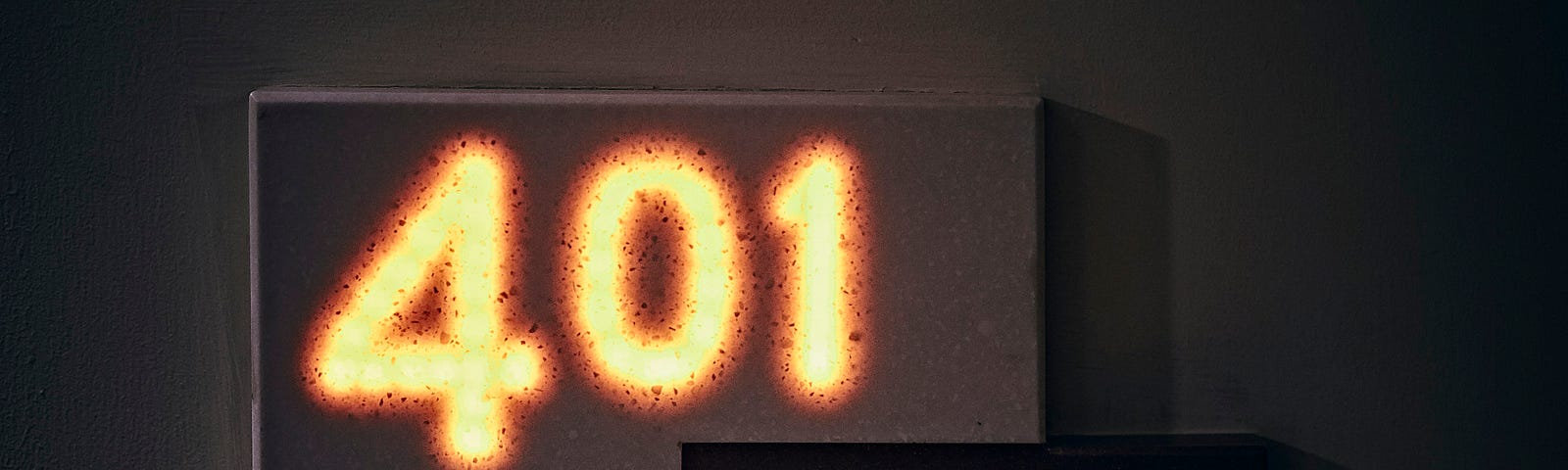 401 numbers above thermostat