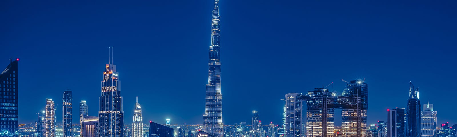 Dubai Cityscape at night, docuemtns you need to find work in Dubai