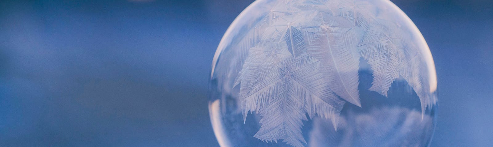 A frosted globe.