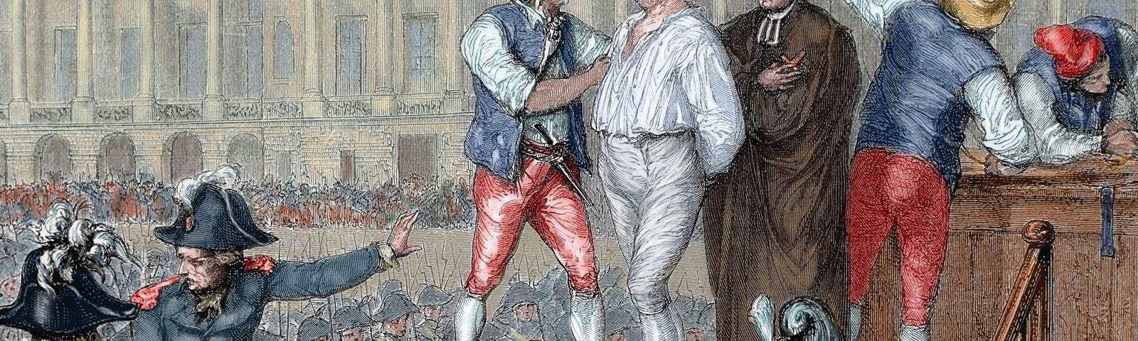 The execution of Louis XVI