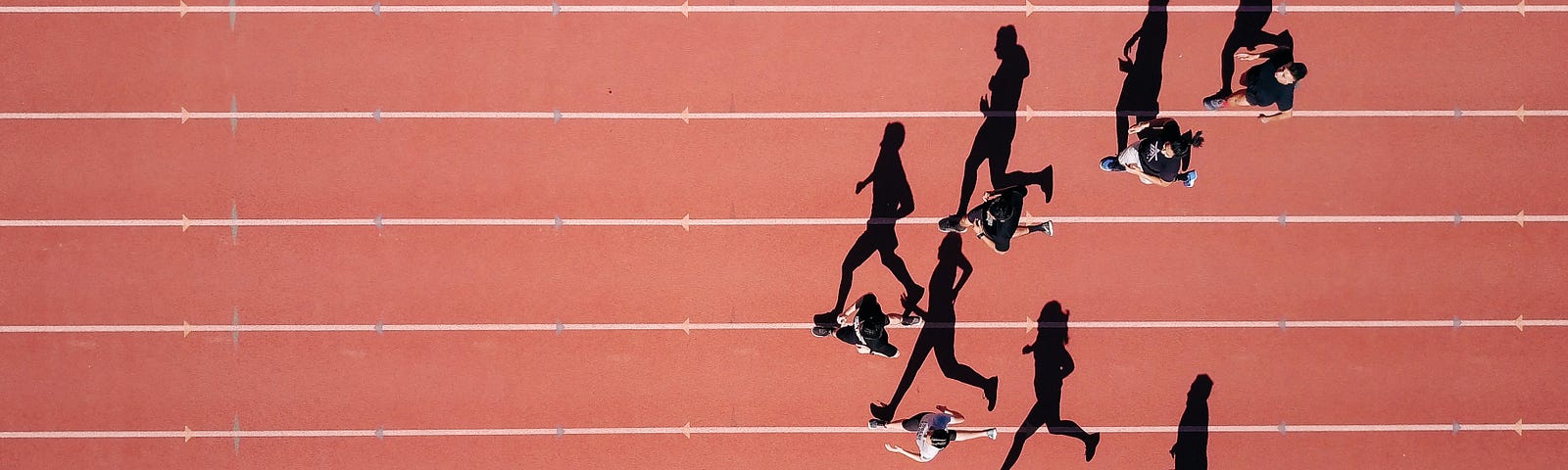 Runners on track