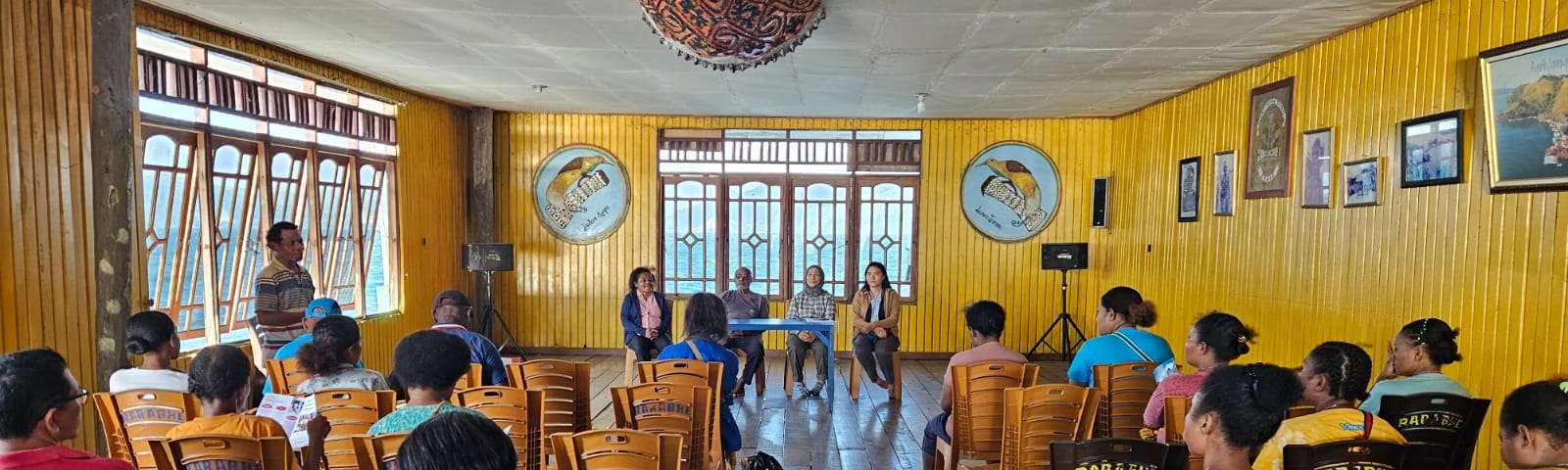 Community engagement in Ayapo Village, Sentani, Papua.