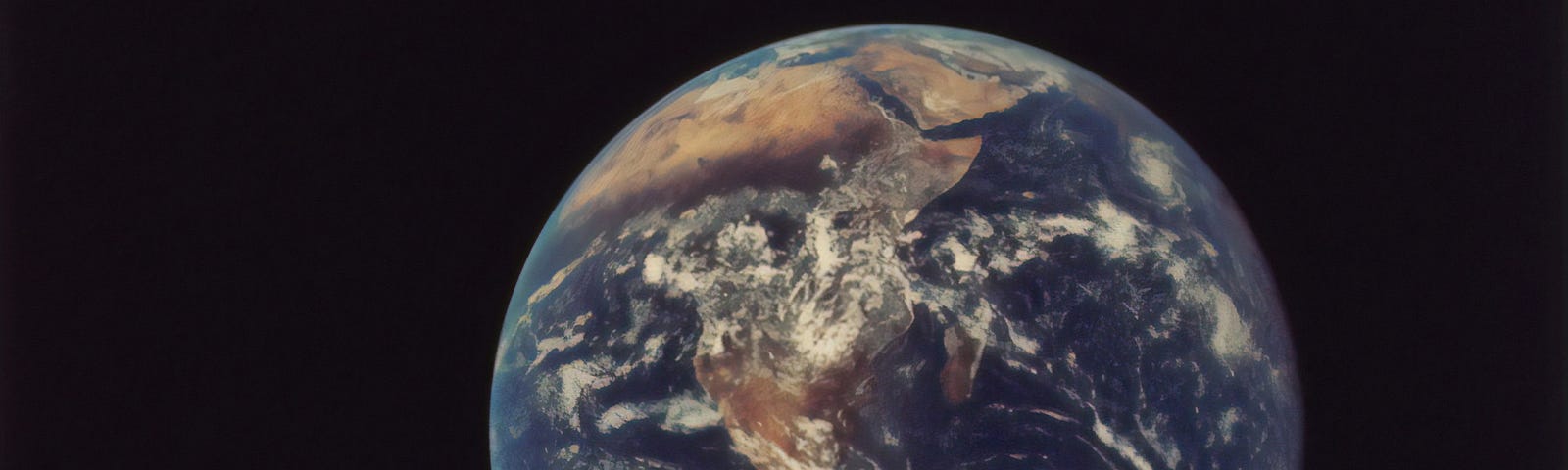 A picture of earth from space