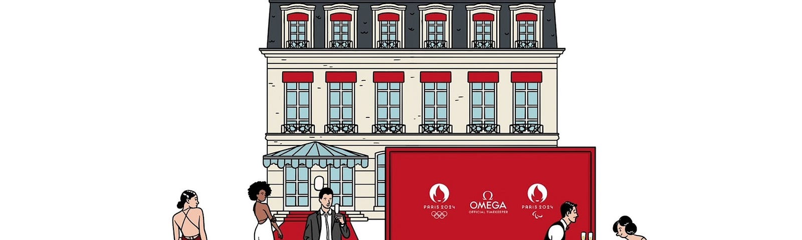 The Omega House for Paris 2024 is located at the Historic Hôtel de Poulpry and serves as Omega’s Hospitality House for Paris 2024.