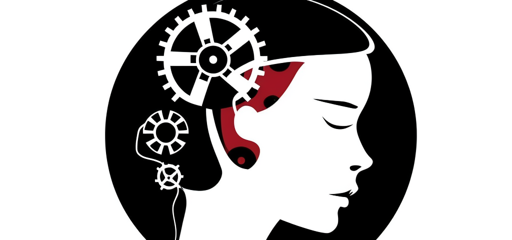 MidJourney image generated from “a simple logo of a post modern female ai prompt engineer, screen-print, flat, vector — no realistic photo text — v 5”
