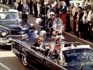 JFKs motorcade shortly before turning into Dealey Plaza and his run in with destiny