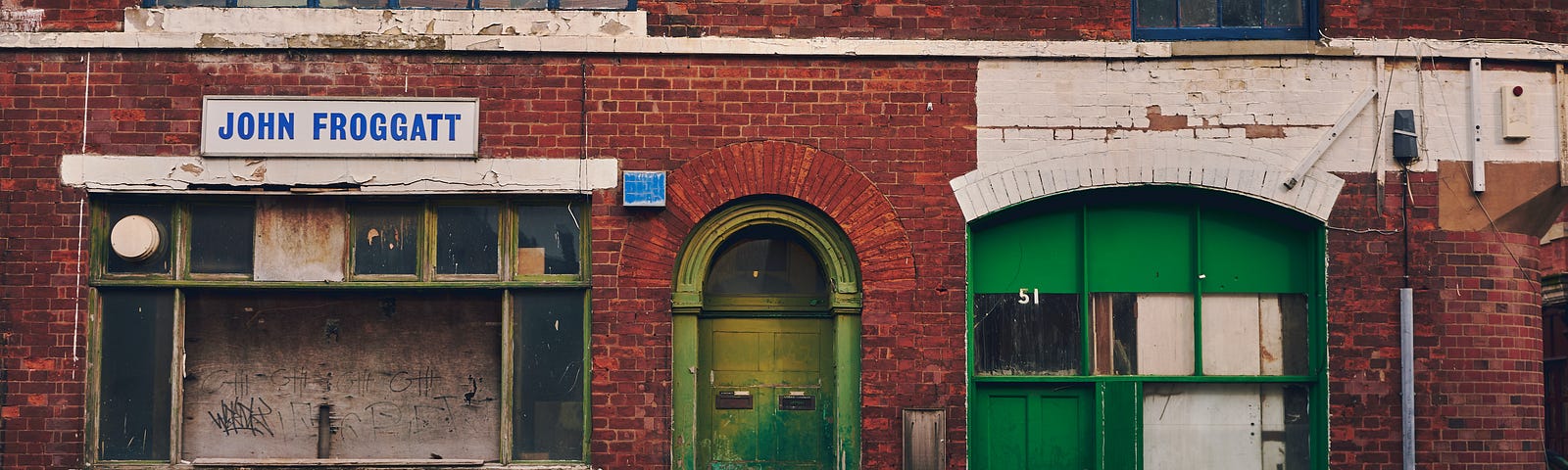 Derelict premises of John Froggatt and Son, Birmingham Jewellery Quarter