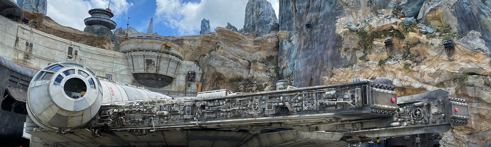 The Millenium Falcon at Disney’s Hollywood studios. Image from unsplash